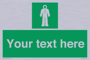 Custom sign safe condition Survival clothing